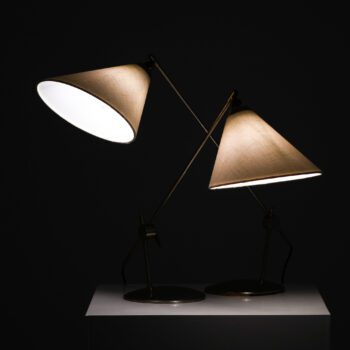 T.H. Valentiner table lamps at Studio Schalling