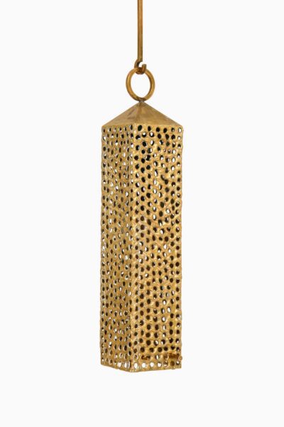 Pierre Forsell hanging lantern in brass at Studio Schalling