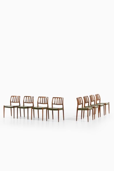 Niels O. Møller dining chairs model 83 at Studio Schalling