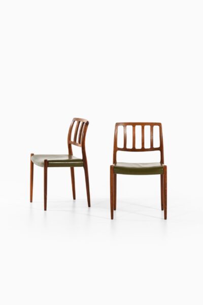 Niels O. Møller dining chairs model 83 at Studio Schalling