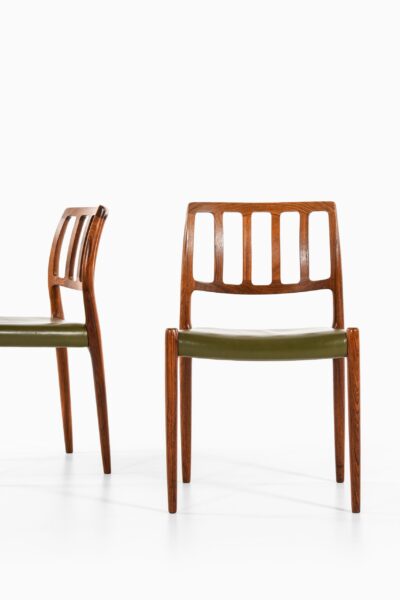 Niels O. Møller dining chairs model 83 at Studio Schalling