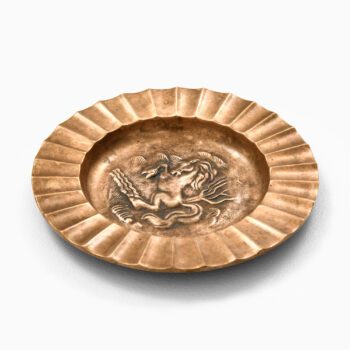 Sven Larsson tray in bronze by Ystad Metall at Studio Schalling