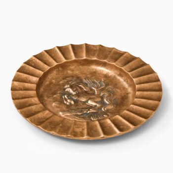 Sven Larsson tray in bronze by Ystad Metall at Studio Schalling
