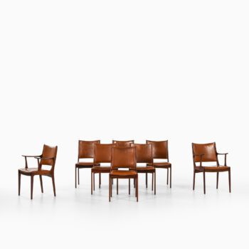 Johannes Andersen dining chairs in rosewood at Studio Schalling