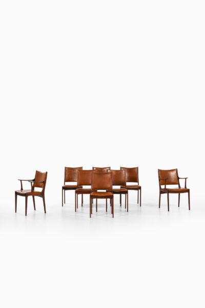 Johannes Andersen dining chairs in rosewood at Studio Schalling