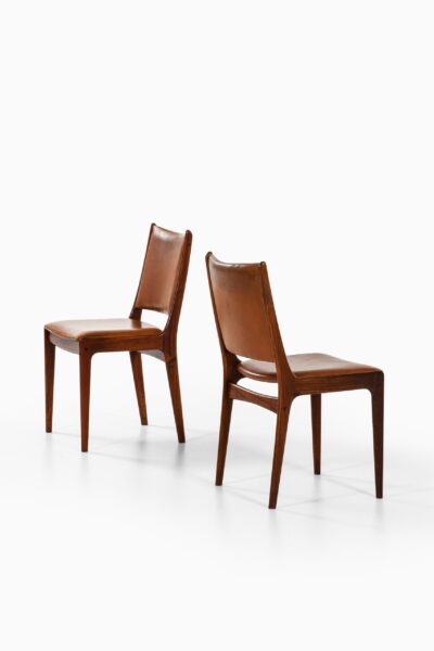 Johannes Andersen dining chairs in rosewood at Studio Schalling