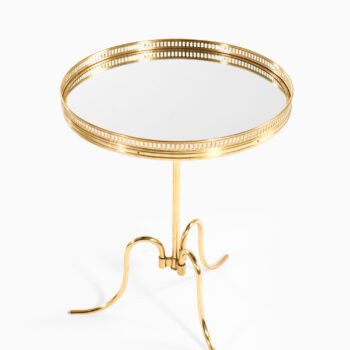 Lysberg, Hansen & Therp side tables in brass at Studio Schalling