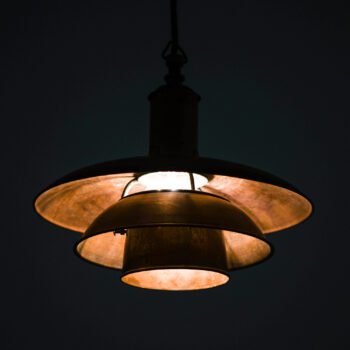 Poul Henningsen ceiling lamp model PH 3/3 at Studio Schalling