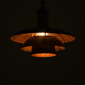 Poul Henningsen ceiling lamp model PH 3/3 at Studio Schalling