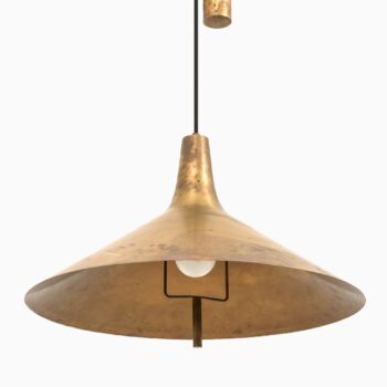 Ceiling lamp in brass at Studio Schalling