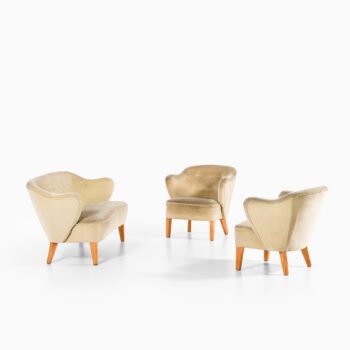 Flemming Lassen pair of easy chairs at Studio Schalling