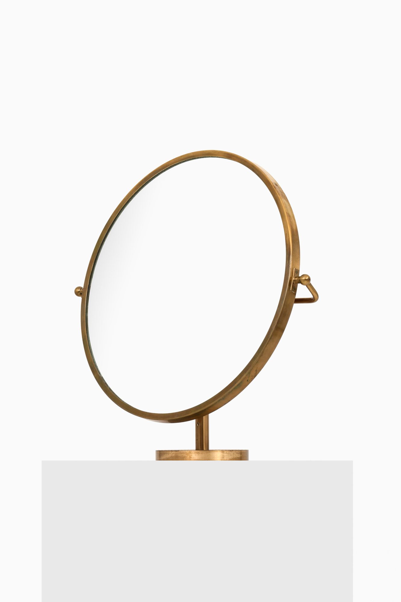 Josef Frank table mirror in brass at Studio Schalling