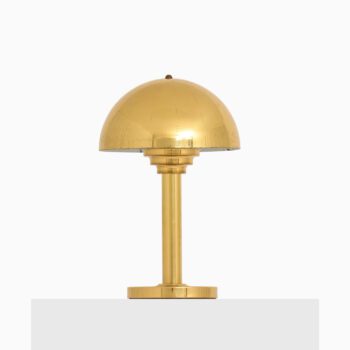 Pair of table lamps in brass at Studio Schalling
