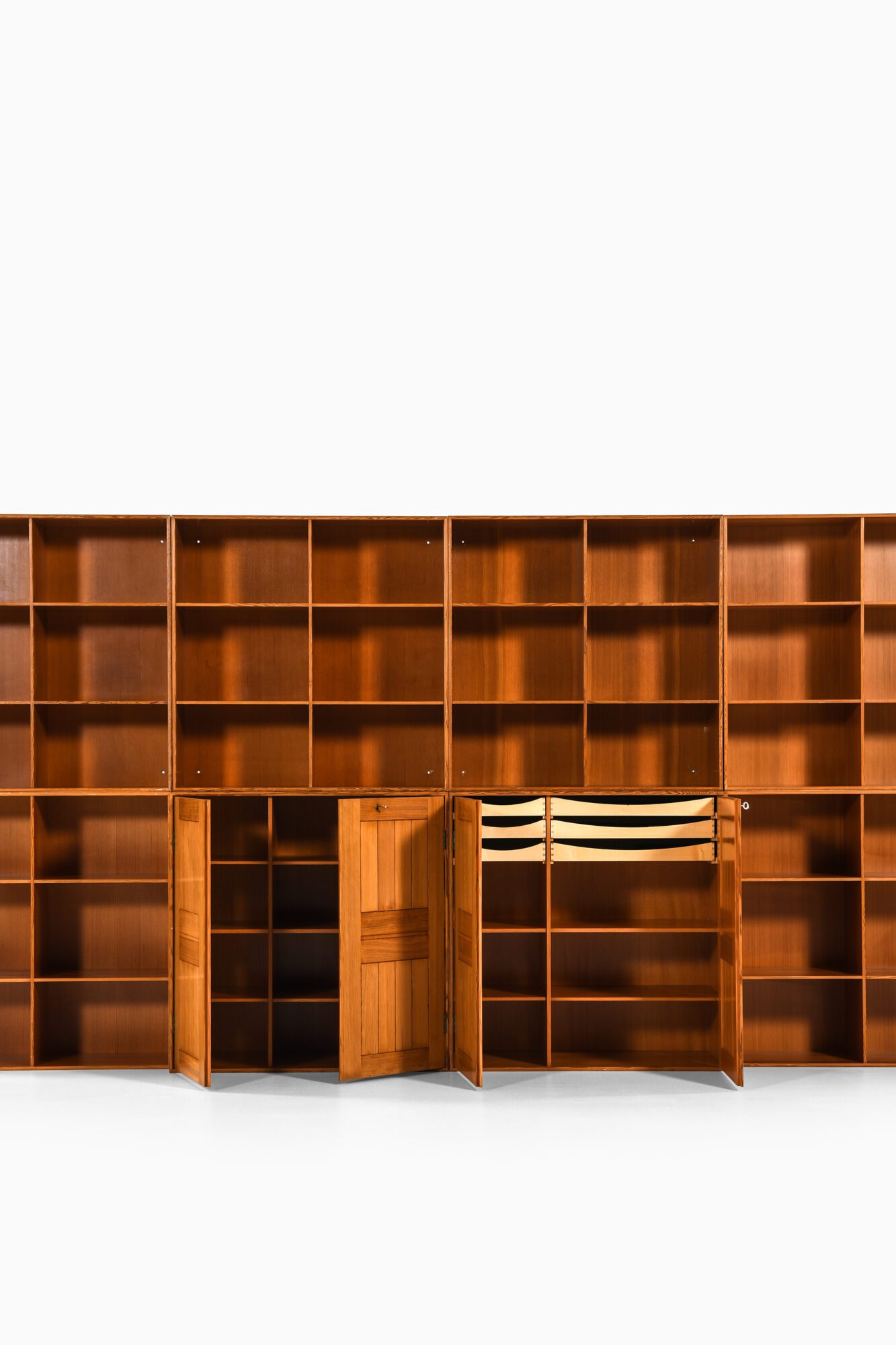 Mogens Koch bookcases in oregon pine at Studio Schalling