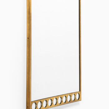 Brass mirror by Fröseke, AB Nybrofabriken at Studio Schalling