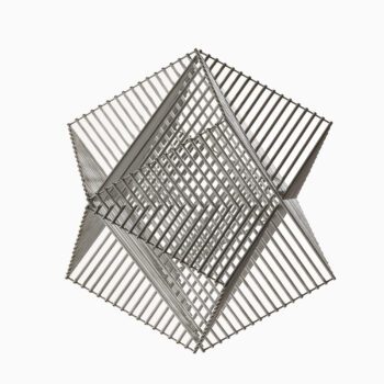 Bertil Herlow Svensson sculpture in aluminium at Studio Schalling