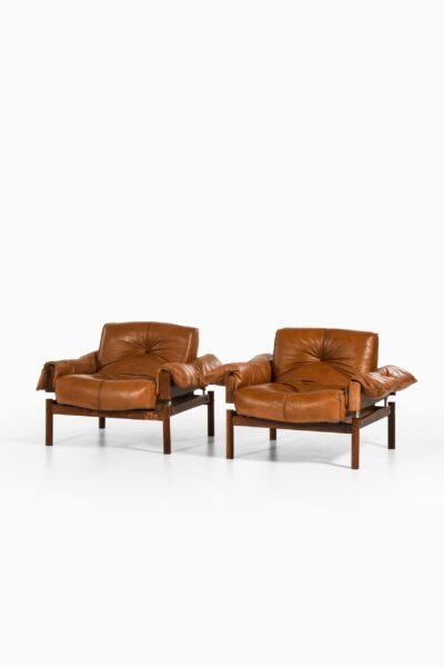 Percival Lafer easy chairs in rosewood at Studio Schalling