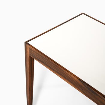 Side table in rosewood and glass at Studio Schalling