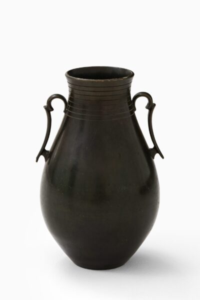 Just Andersen bronze vase by GAB at Studio Schalling