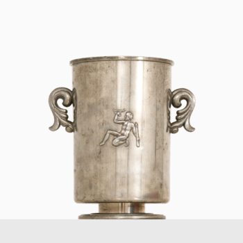 Pewter vase by Eskilstuna Metallindustri at Studio Schalling