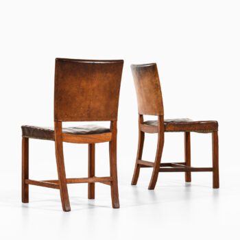 Kaare Klint dining chairs The red chair at Studio Schalling