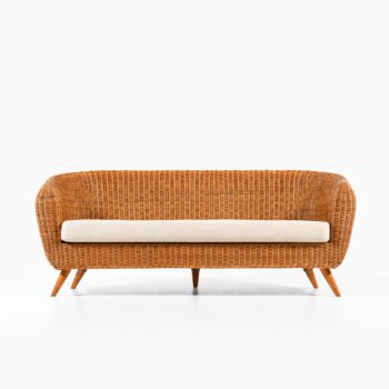 Rattan sofa by unknown designer at Studio Schalling