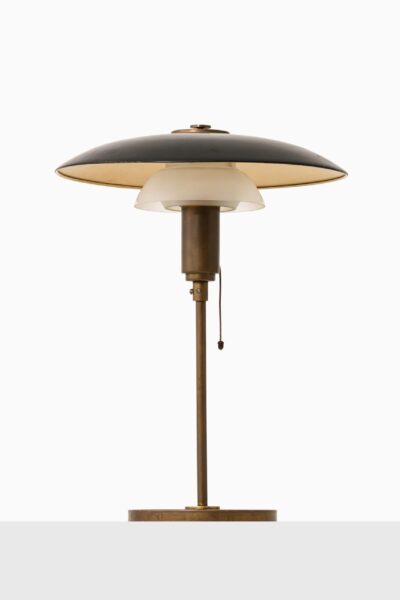 Lyfa table lamp in brass and glass at Studio Schalling