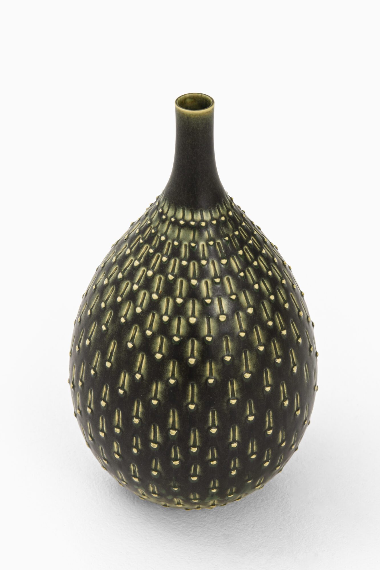 Stig Lindberg ceramic vase by Gustavsberg at Studio Schalling