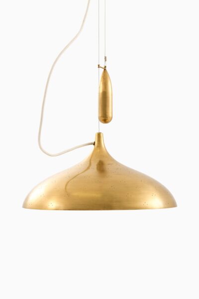 Paavo Tynell ceiling lamp in brass at Studio Schalling