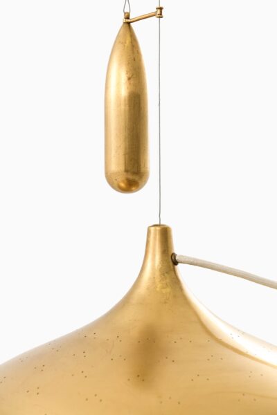 Paavo Tynell ceiling lamp in brass at Studio Schalling