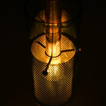 Hans-Agne Jakobsson ceiling lamp in glass at Studio Schalling