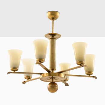 Paavo Tynell ceiling lamp model 1447 at Studio Schalling