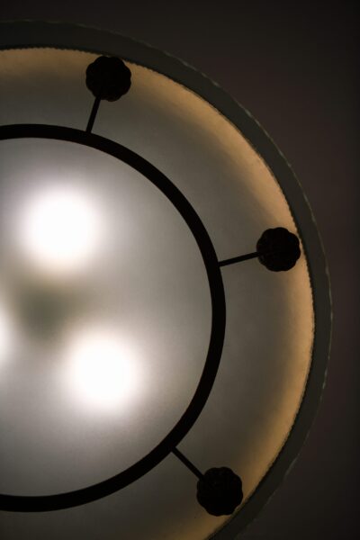 Ceiling lamp in glass from the 1940's at Studio Schalling
