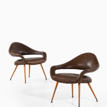 Gastone Rinaldi easy chairs model DU 55P at Studio Schalling