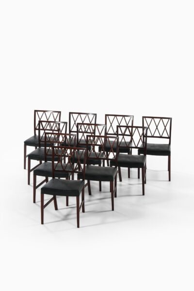Ole Wanscher dining chairs by A.J. Iversen at Studio Schalling