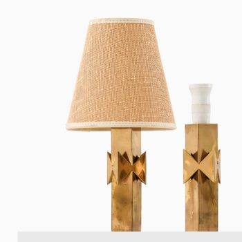 Pierre Forsell table lamps by Skultuna at Studio Schalling