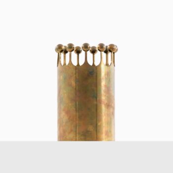Pierre Forsell vase in brass by Skultuna at Studio Schalling