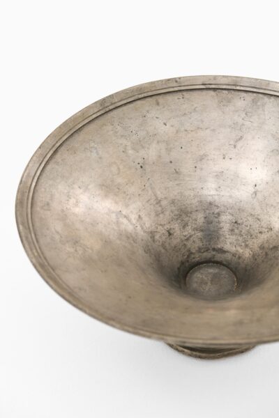 Hugo Gehlin bowl in pewter by Ystad Tenn at Studio Schalling