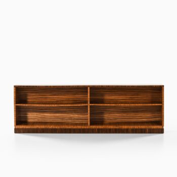 Axel Einar Hjorth bookcase in Zebrano at Studio Schalling