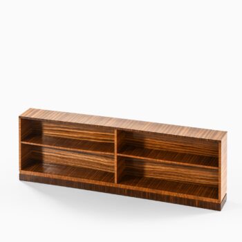 Axel Einar Hjorth bookcase in Zebrano at Studio Schalling