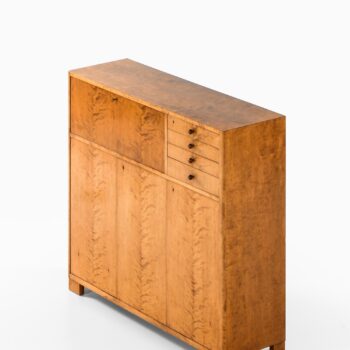 Axel Larsson cabinet in flamed birch at Studio Schalling
