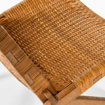 Preben Thorsen easy chairs in oak and cane at Studio Schalling