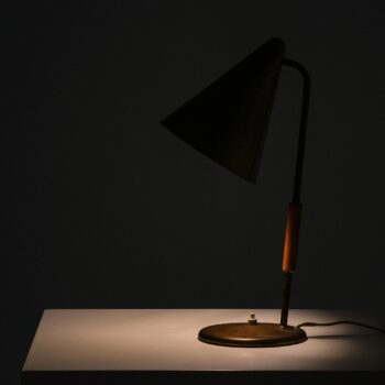 Danish table lamp in brass at Studio Schalling