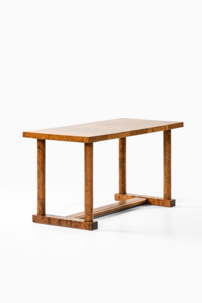 Carl Malmsten library table in flamed birch at Studio Schalling