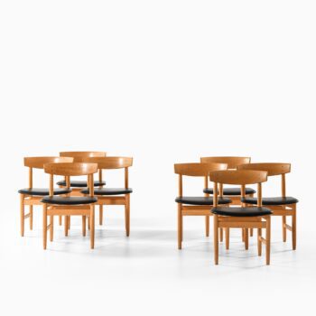 Børge Mogensen dining chairs in oak at Studio Schalling
