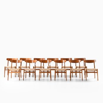 Hans Wegner dining chairs model CH-23 at Studio Schalling