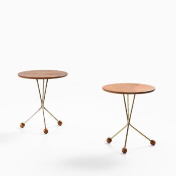 Pair of side tables in teak by Alberts at Studio Schalling