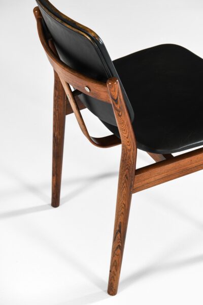 Arne Vodder dining chairs in rosewood at Studio Schalling