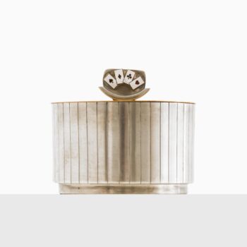 Jar in pewter and brass by GAB at Studio Schalling