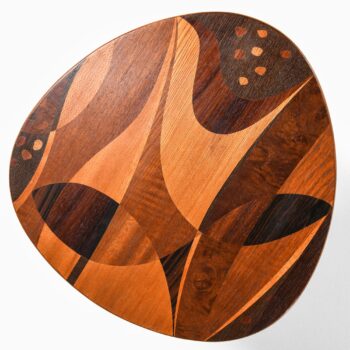 Side table with intarsia by Bodafors at Studio Schalling